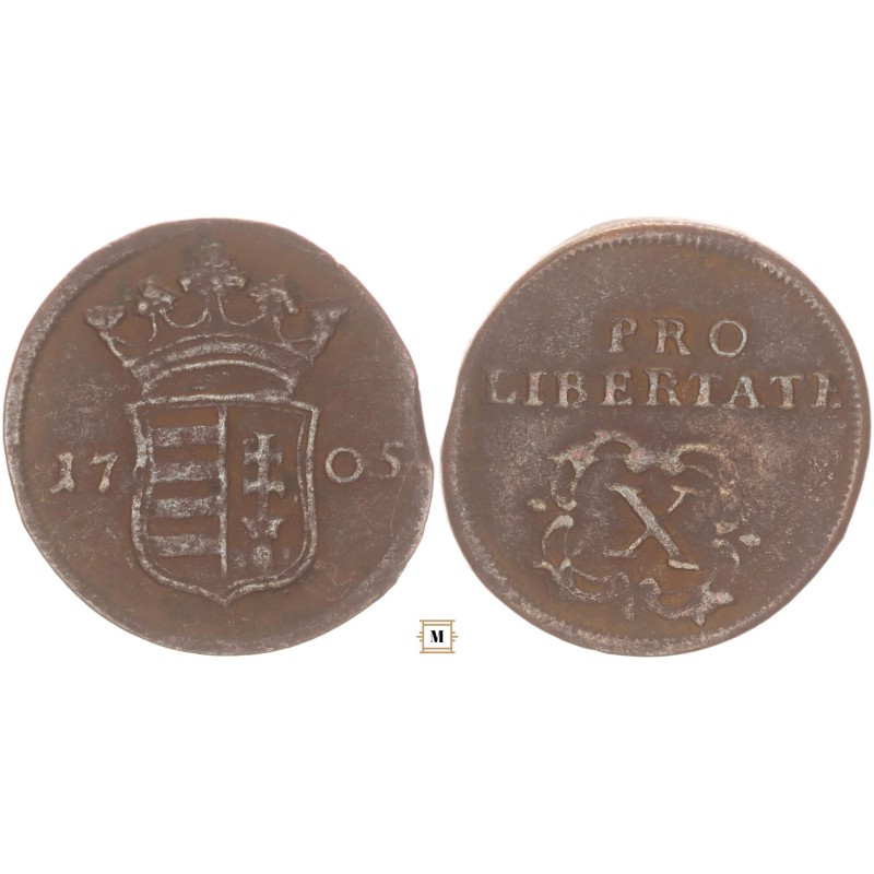 II. Rákóczi Ferenc X poltura 1705 vjn.